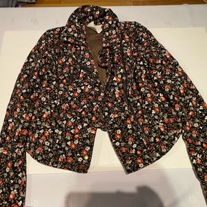 Floral spring jacket